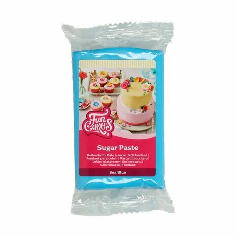 FunCakes Pâte à Sucre Sea Blue 250 g