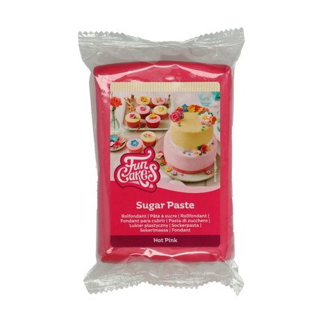 FunCakes Pâte à Sucre Hot Pink 250g