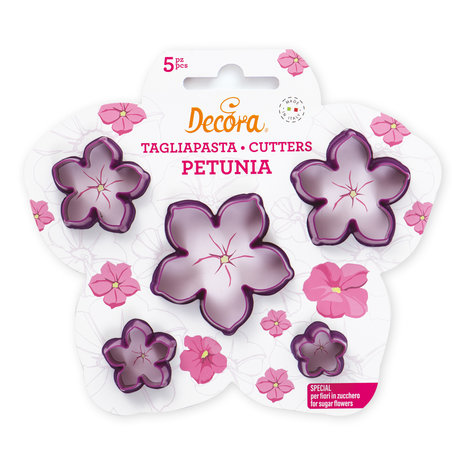 Decora Petunia Cuters  Set/5