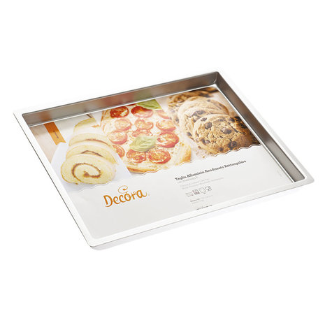 Decora Oblong Anodized Cake Pan 30x40xH2,5cm