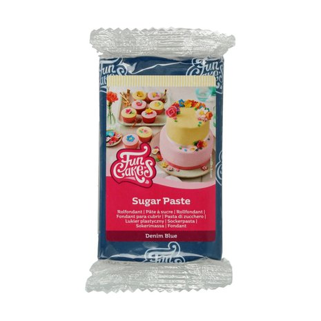 FunCakes Pâte à Sucre Denim Blue 250 g