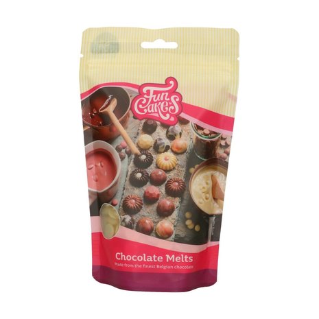 FunCakes Chocolade Melts Wit 350g