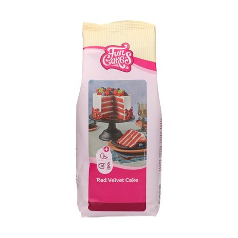 FunCakes Mix voor Red Velvet Cake 1kg