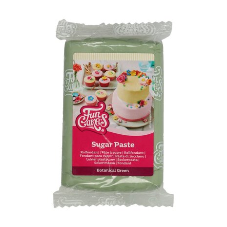 FunCakes Sugar Paste Botanical Green 250g