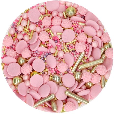 FunCakes Sprinkle Medley Glamour Pink 65g