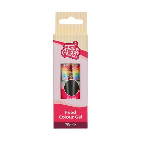 FunCakes Food Colour Gel Schwarz 30 g