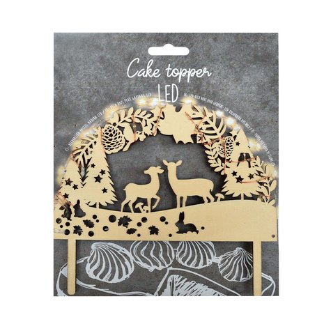 Scrapcooking Cake Topper LED Woodland