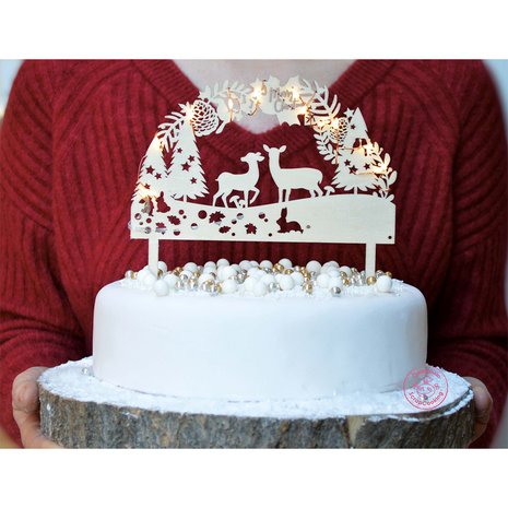 Scrapcooking Cake Topper LED Woodland