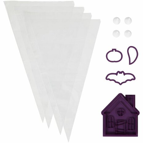 Wilton Cookie Kit Haunted House Set/12