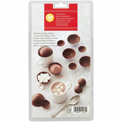 Wilton 3D Hot Chocolate Ball Candy Mold