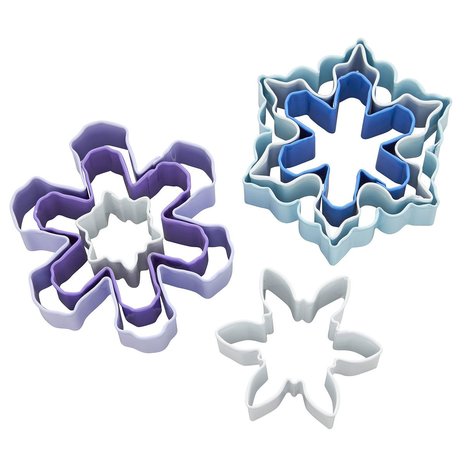 Wilton Cookie Cutter Assorted Snowflakes Set/7