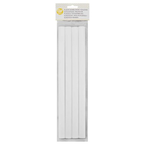 Wilton Dowel Rods Plastic set/4