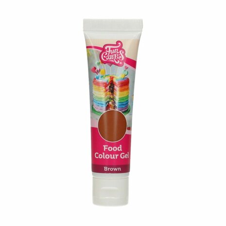 FunCakes Gel Colorant Alimentaire Marron 30 g