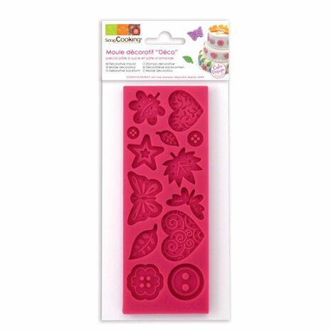 Scrapcooking Silicone Mould Sugar Paste Deco