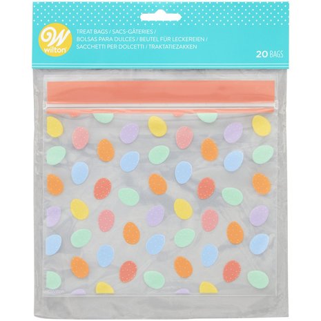 Wilton Resealable Treat Bags Eggs pk/20