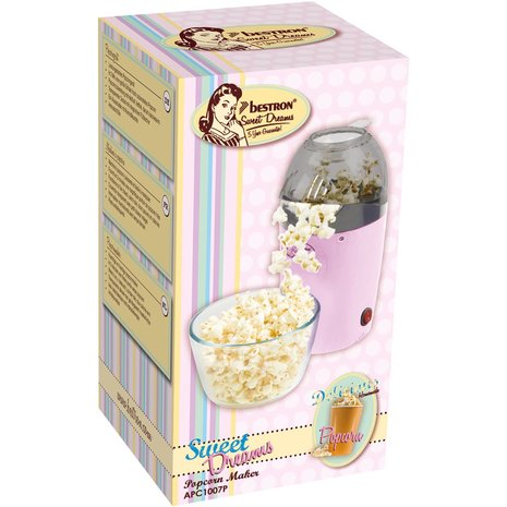 Bestron Popcornmaker Roze