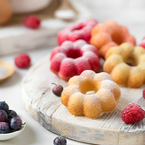 Decora Flower Doughnut Pan ø 7,5 cm (6 cavities)