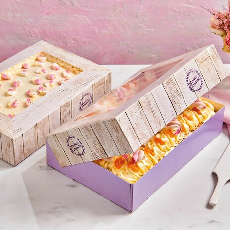 FunCakes Cake Box Pure 36x25x8cm pk/2