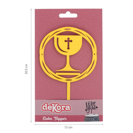 Dekora Cake Topper Communion 16,5X9,9CM
