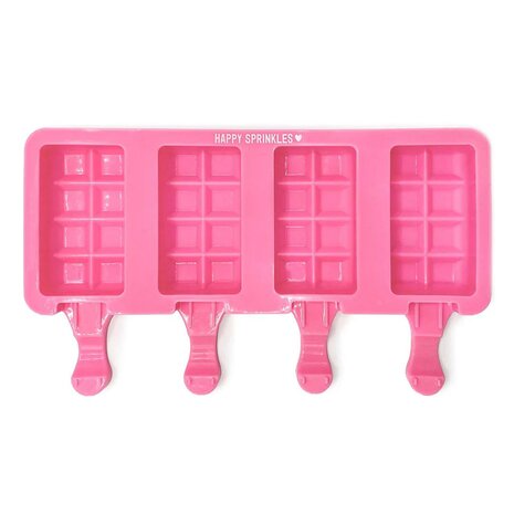 Happy Sprinkles Chocolate Bar Cakesicle Silicone Mold