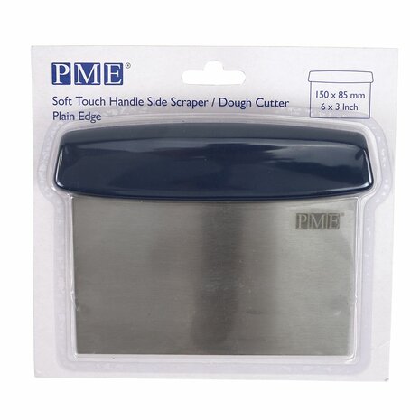 PME Side Scraper & Dough Cutter Plain Edge