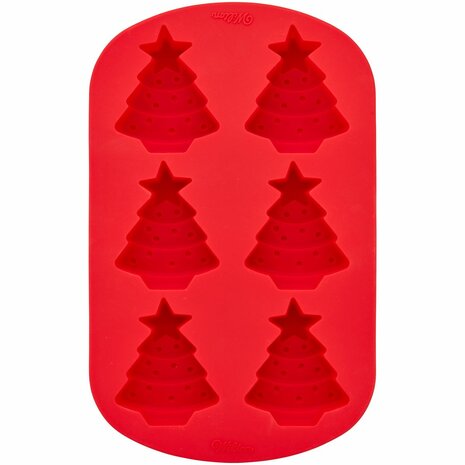 Decora Christmas Trees Silicone Mold (6 cavities)