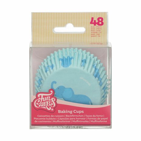 FunCakes Baking Cups Baby Blauw pk/48