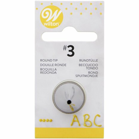 Wilton Decorating Tip #003 Round Carded