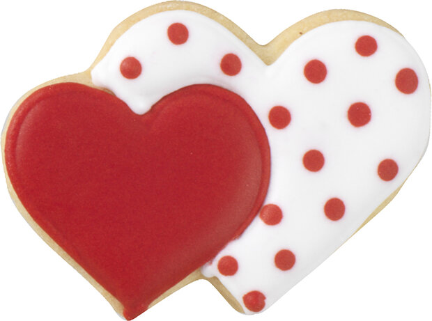 Birkmann Double Heart cookie cutter 6,5cm on Giftcard