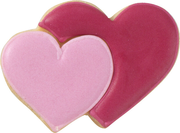 Birkmann Double Heart cookie cutter 6,5cm on Giftcard