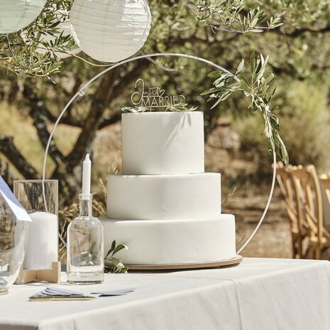 Ginger Ray Wooden Hoop Wedding Cake Stand