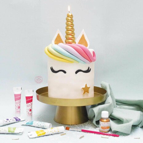  Scrapcooking Wafer Decoration Unicorn Set/12