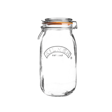 Kilner Ronde Glazen Pot met Beugelsluiting 2L