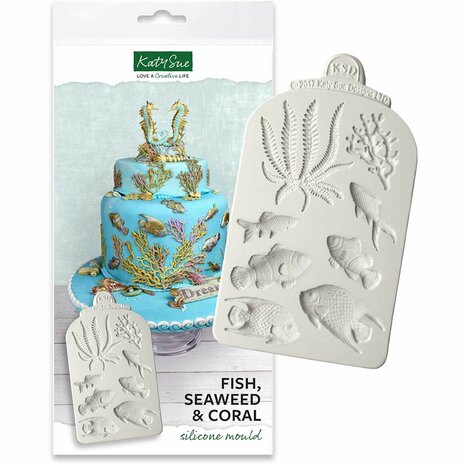 Katy Sue Mould Fish, Seaweed and Coral