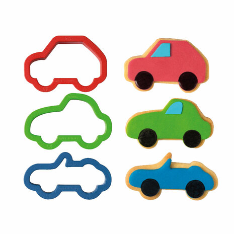 Decora Cars Cookie Cutters Set/3