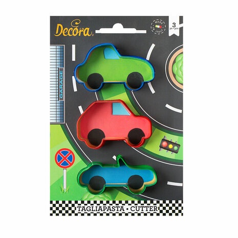 Decora Cars Cookie Cutters Set/3