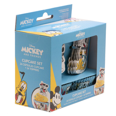 Dekora Cupcake Kits and toppers Mickey and Friends Set/48