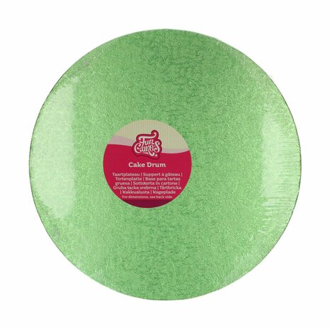 FunCakes Cake Drum Rond Ø30,5 cm - Licht Groen