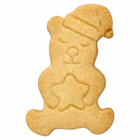 Birkmann Christmas Teddy Bear with Star Cookie Cutter 7cm