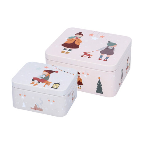 Birkmann Warm Wishes Cake Tin Small Set/2 