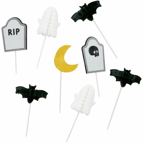 Wilton Taart Toppers Halloween pk/8