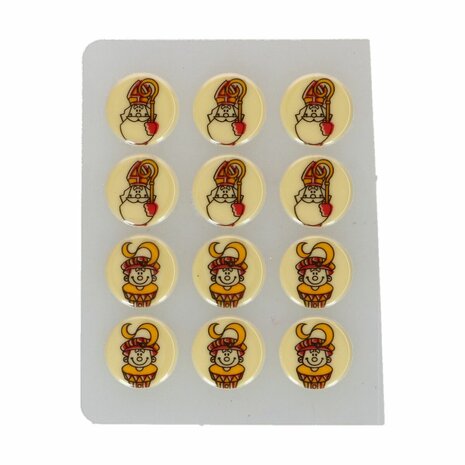 FunCakes Chocolade Decoraties Sint 3,8 cm pk/12