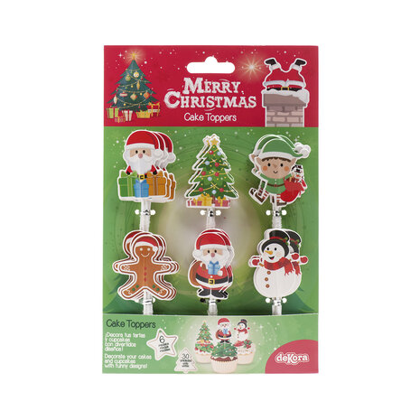 Dekora Cake Toppers Christmas Set/30