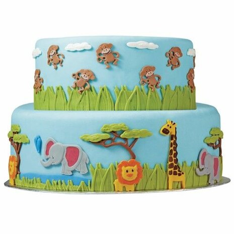 Wilton Fondant & Gum Paste Mould Jungle Animals