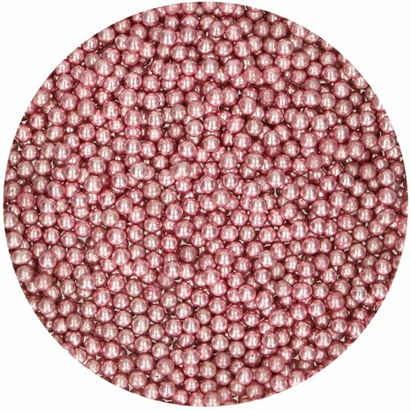  FunCakes Suikerparels Medium Metallic Roze 80 g