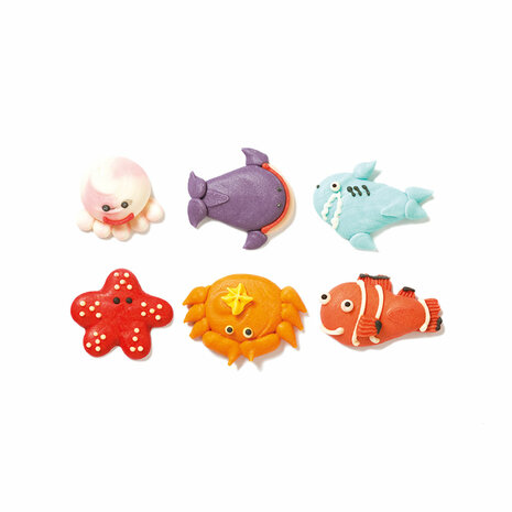 Decora Sugar Decorations Sea Animals 6st