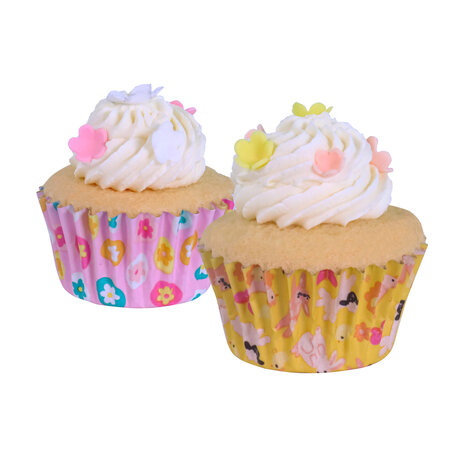 PME Paas Mini Cupcake Vormpjes met Folievoering - 60 stuks