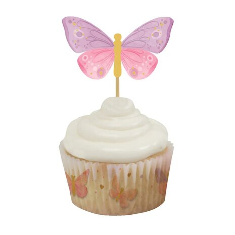 AH Butterfly Cupcake Toppers pk/12