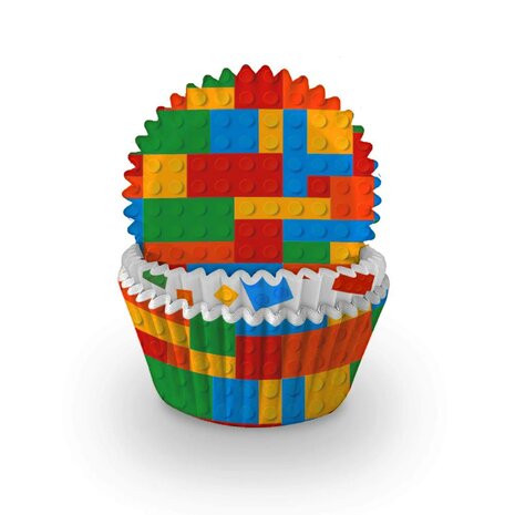 AH Building Blocks Cupcake Cases pk/60