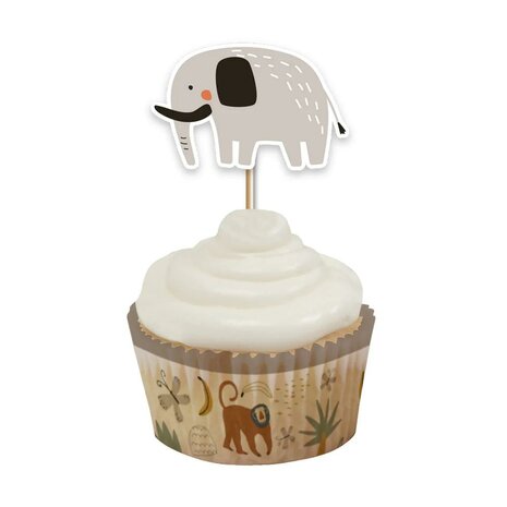 AH Safari Cupcake Toppers pk/12